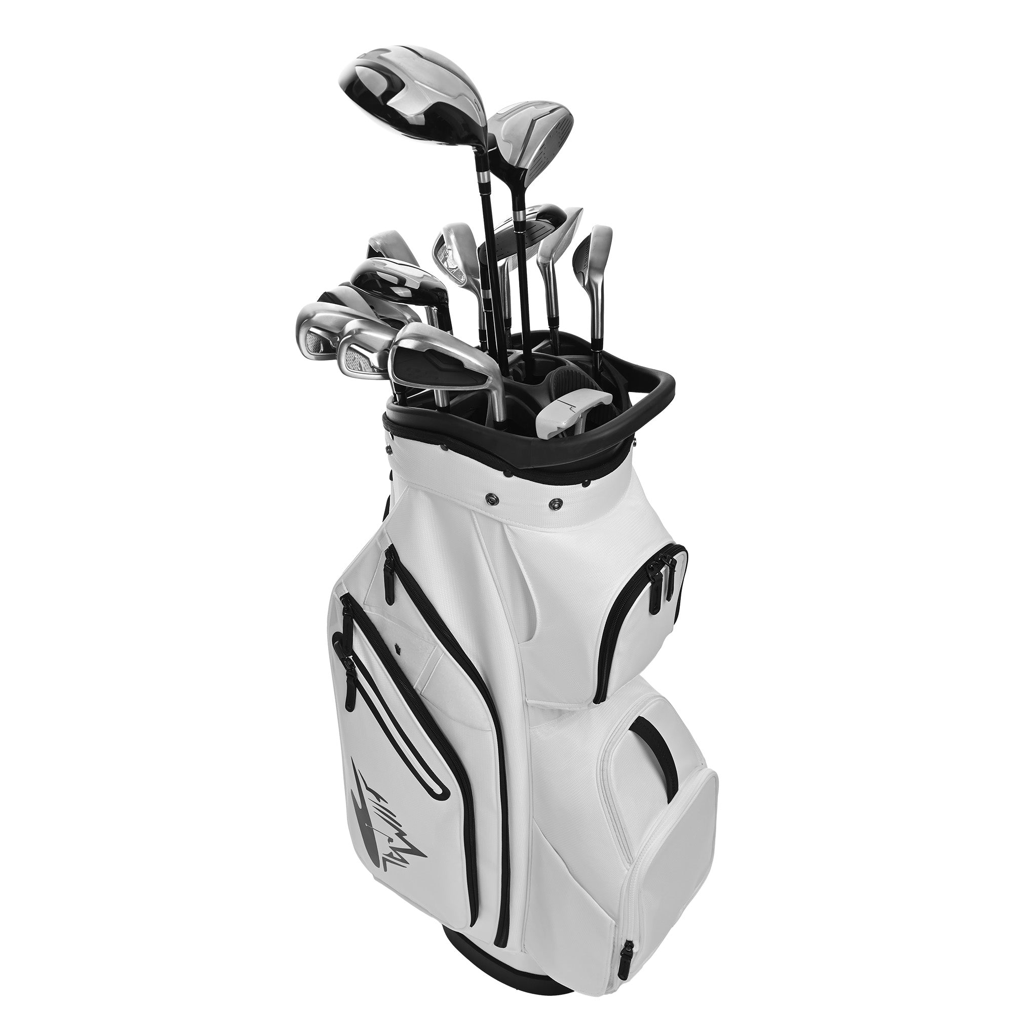 uniHimal Silence 002 S-LOCK Quiet Soundless 15 Way Organizer Dividers Golf Cart Bag White