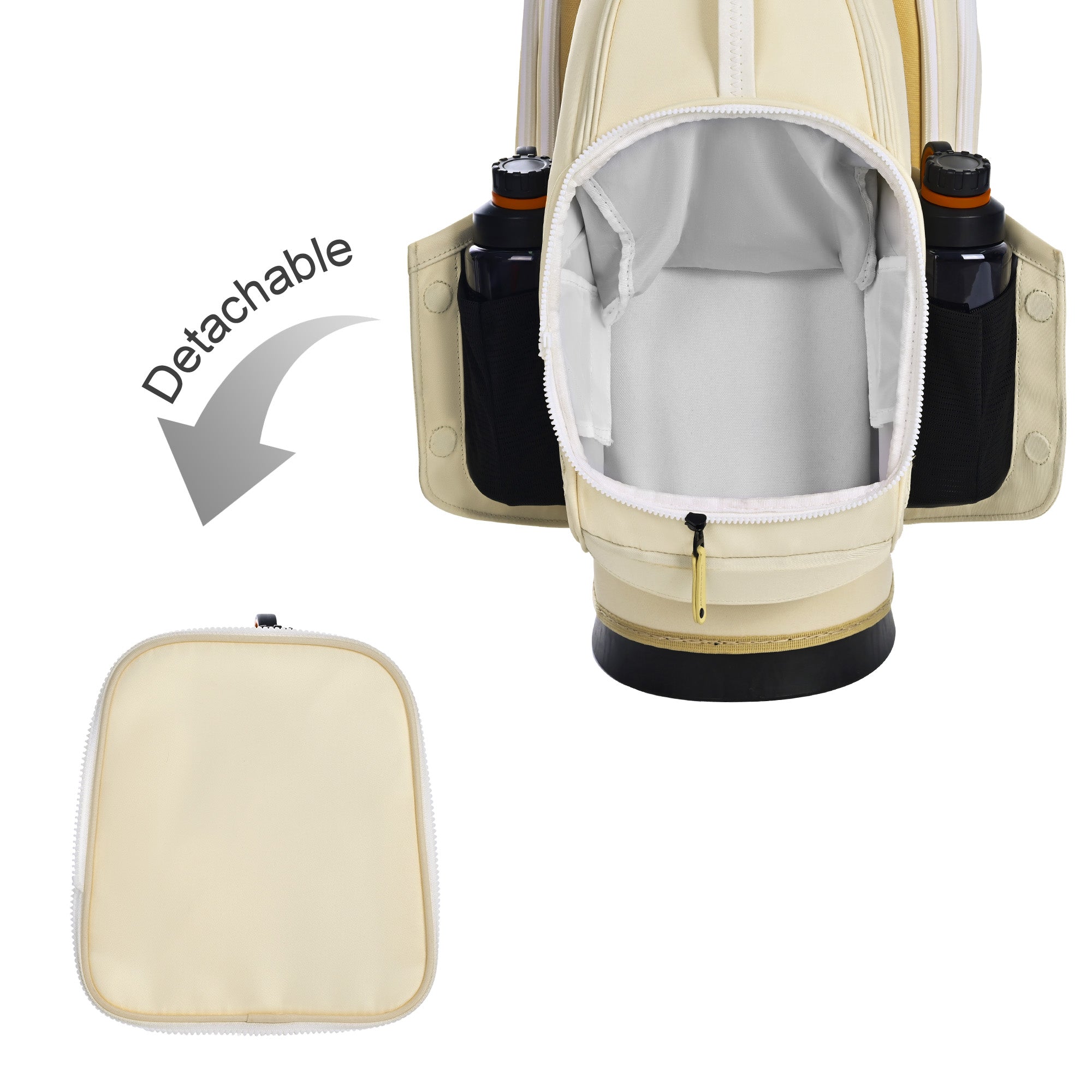 Quiet and Anti-collision 15 Way Golf Cart Bag-Beige