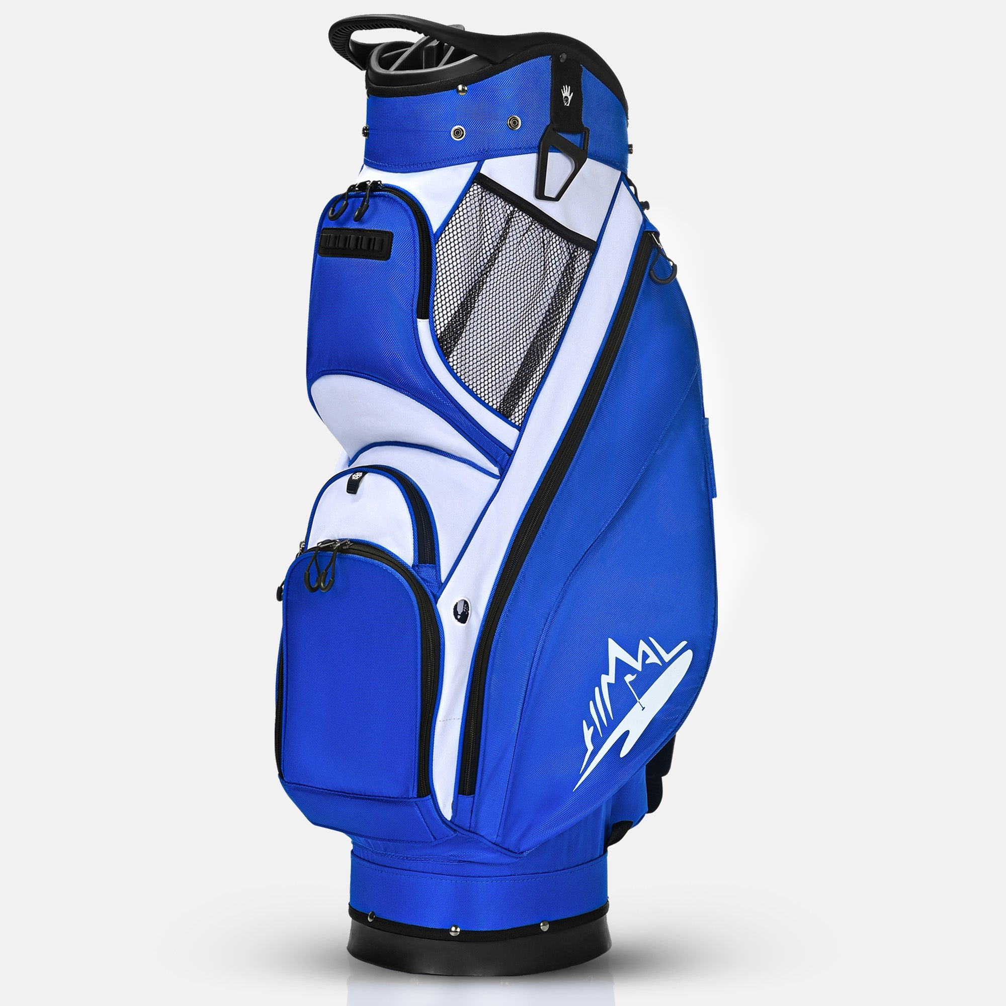 Silent 001 Quiet & Anti-Collision 14 Way Organizer Dividers Golf Cart Bag-Blue White