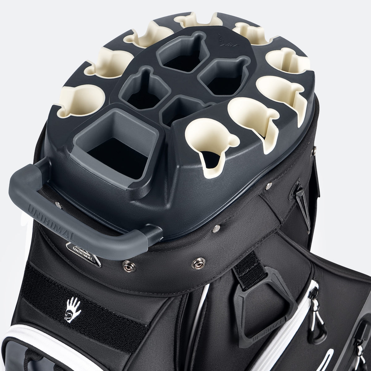 uniHimal StablePoint Golf Cart Bag with 14-Way Full-Length Divider Top