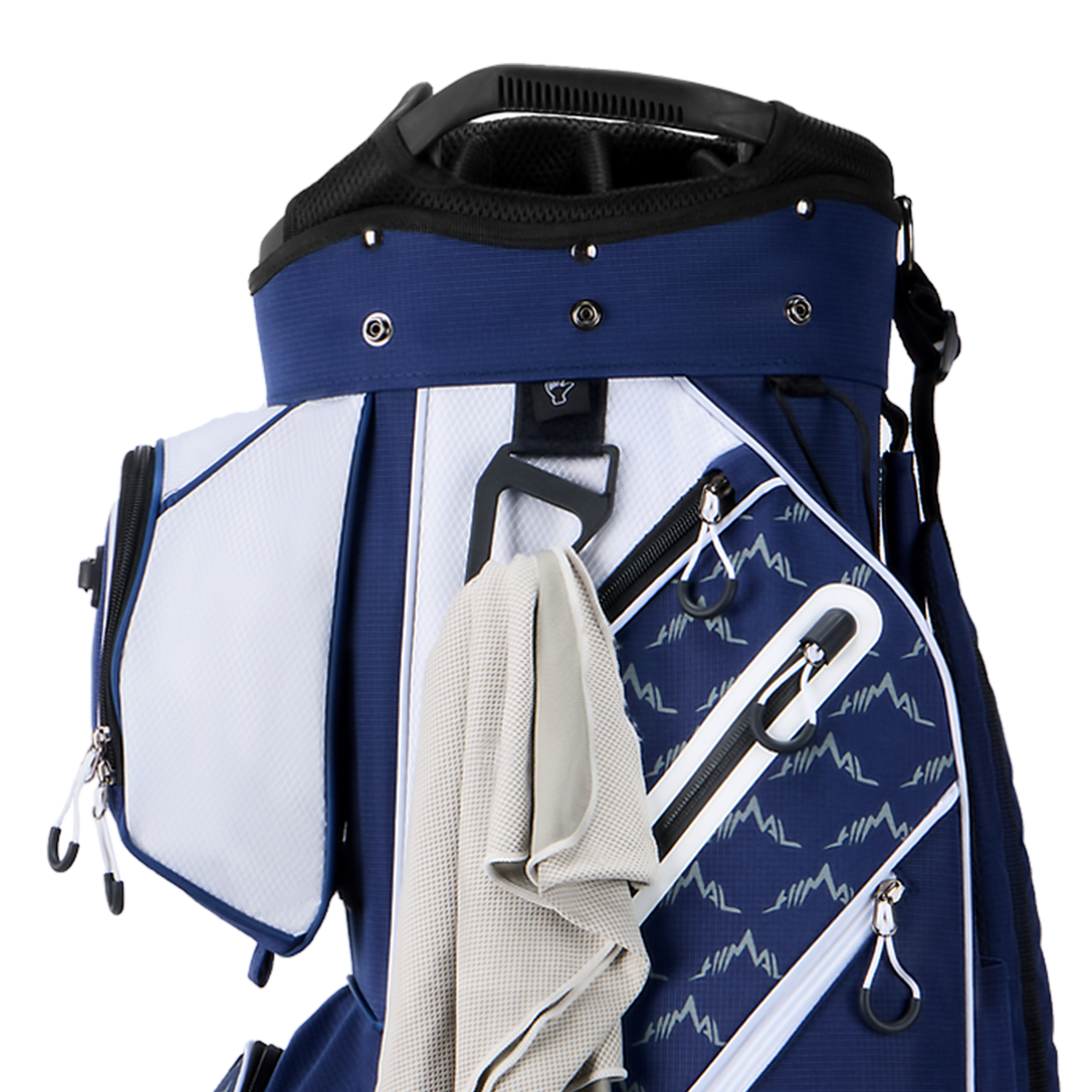 14 Way Golf Cart Bag-Navy Blue