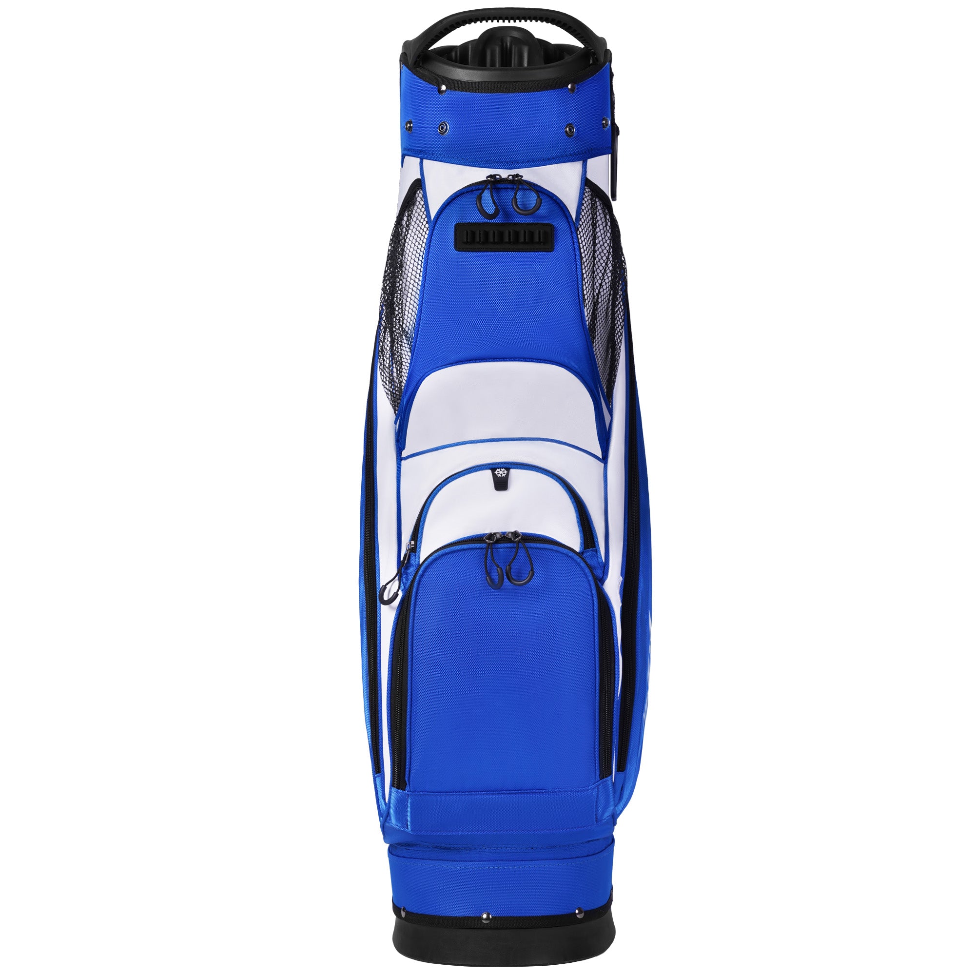Quiet and Anti-collision 14 Way Golf Cart Bag-Blue White