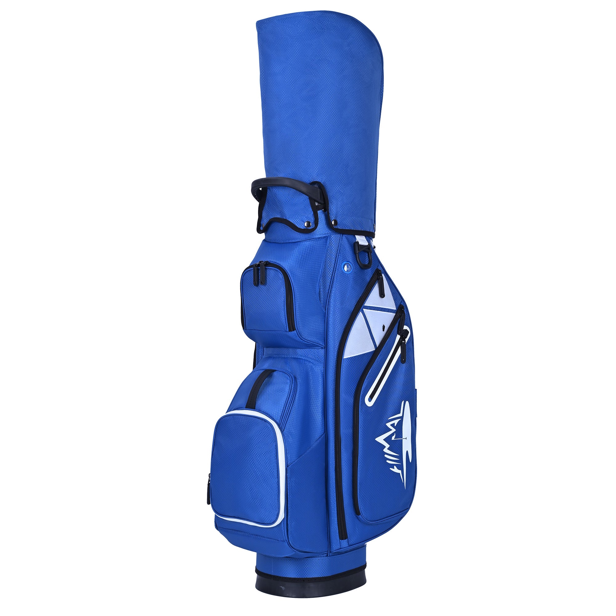 Quiet and Anti-collision 15 Way Golf Cart Bag-Blue