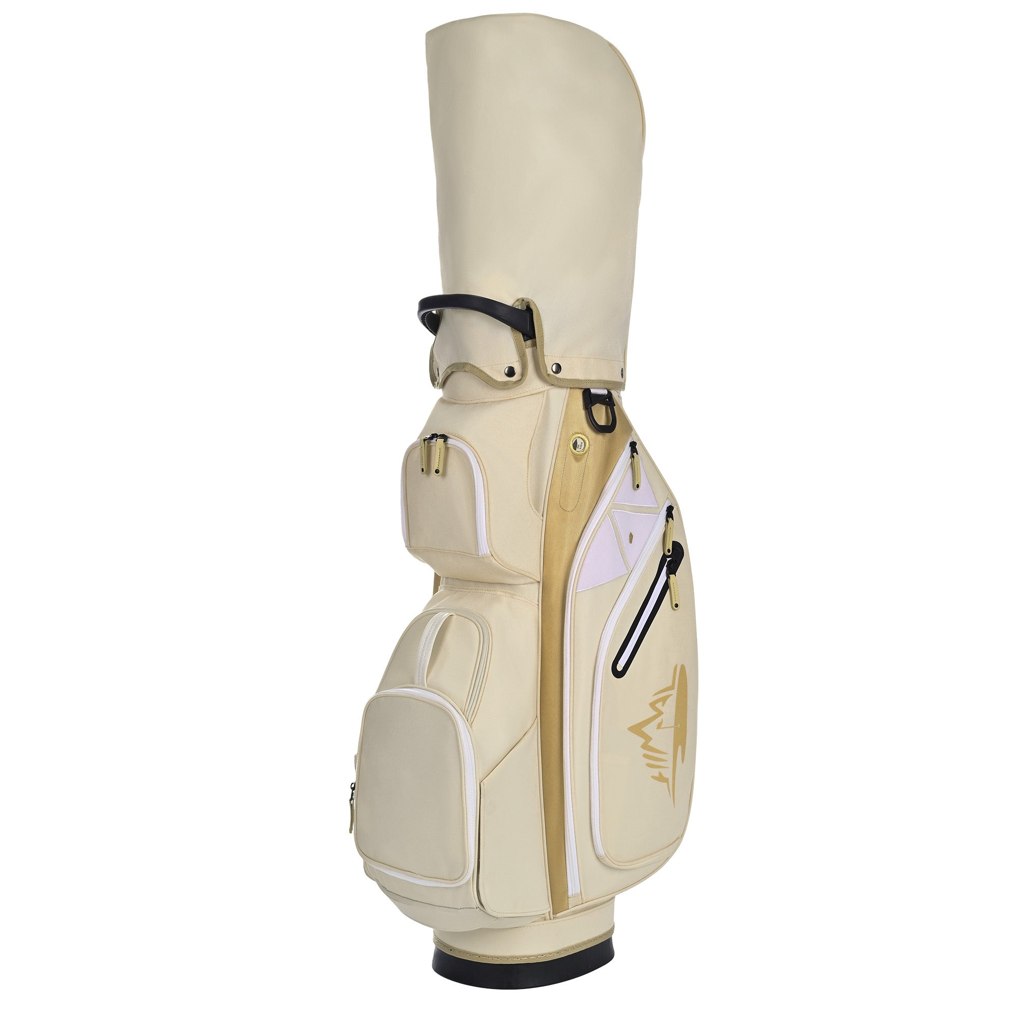 Quiet and Anti-collision 15 Way Golf Cart Bag-Beige