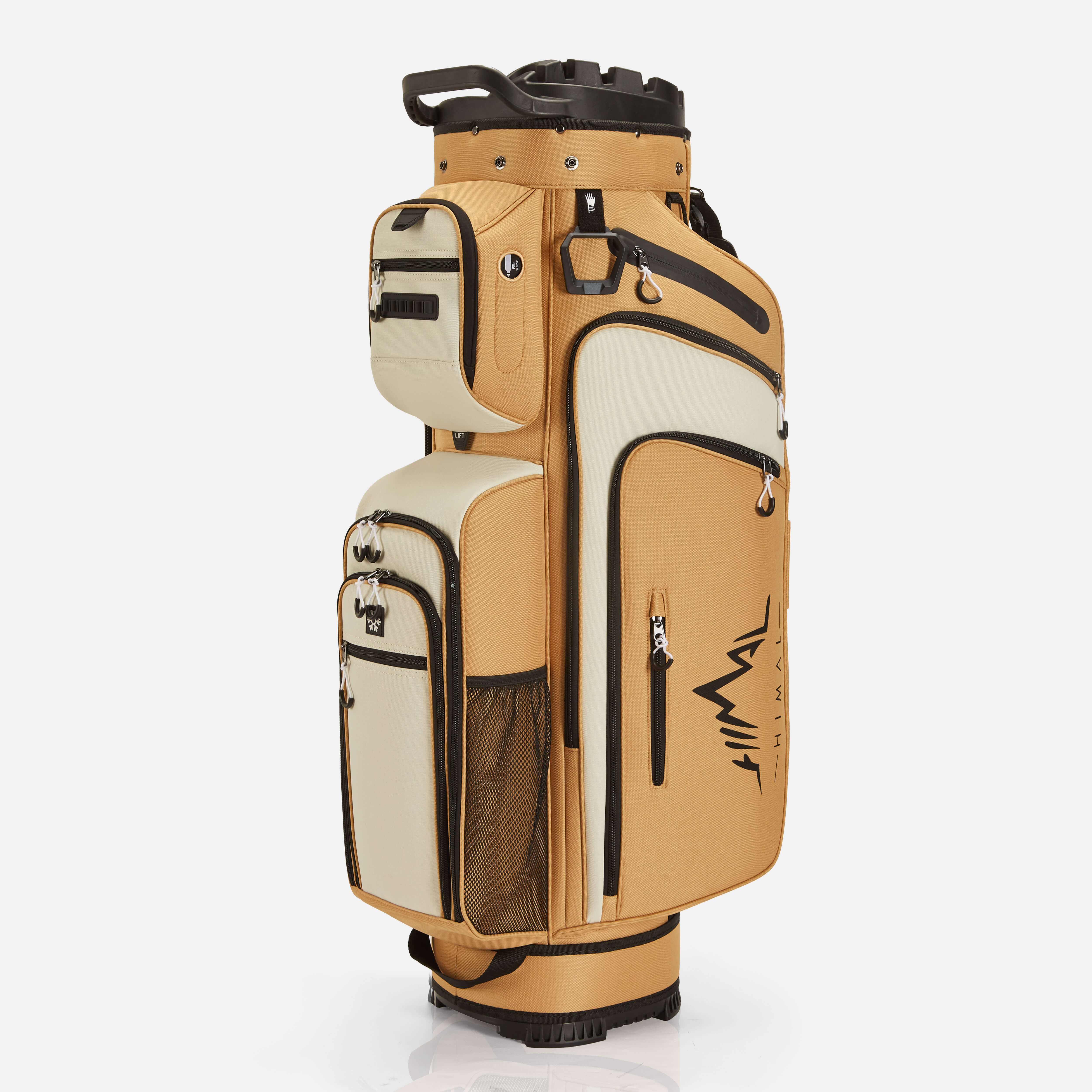 14-Way Full-Length Divider Golf Cart Bag-Beige