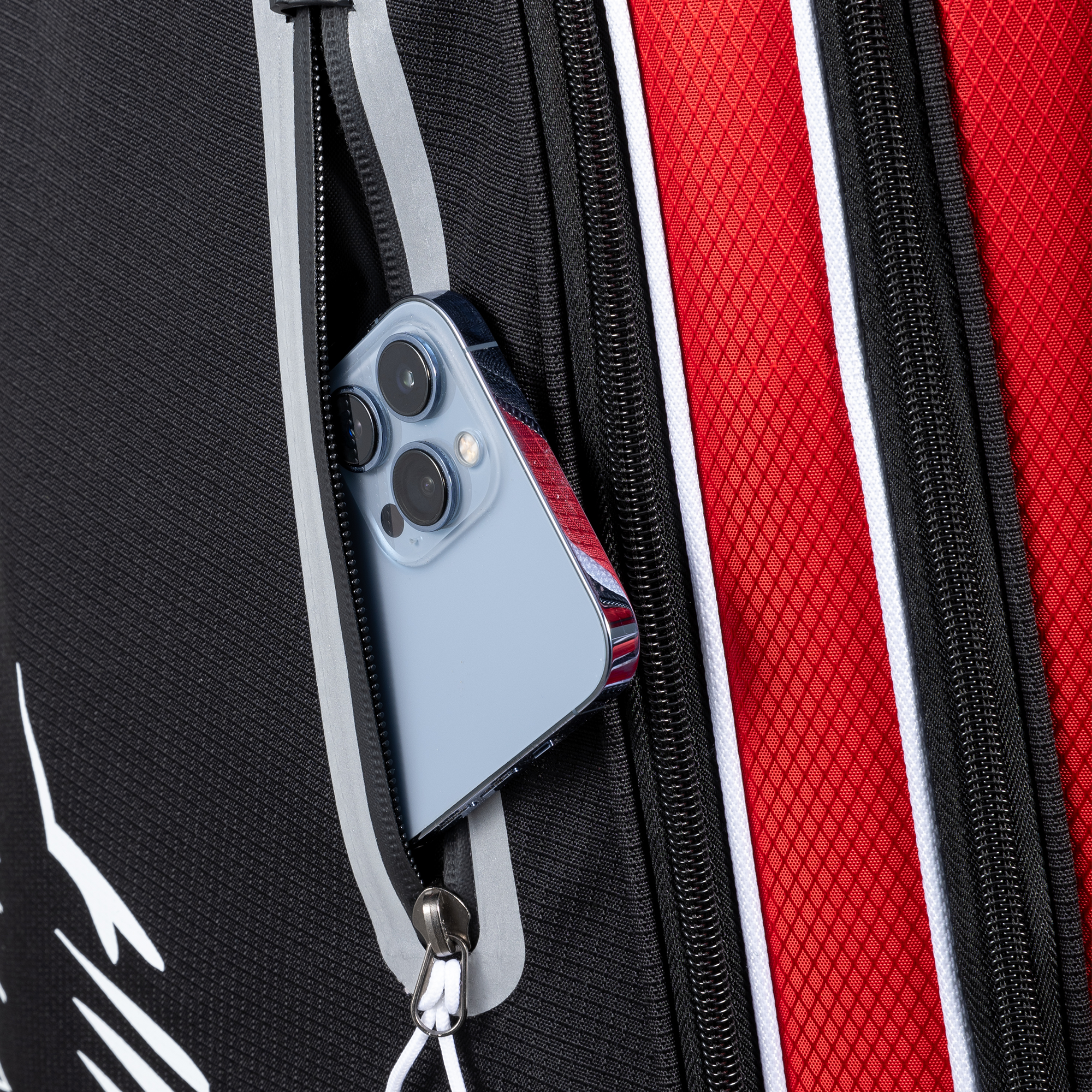 uniHimal S&T-LOCK 14 Way Golf Cart Bag Pro Red