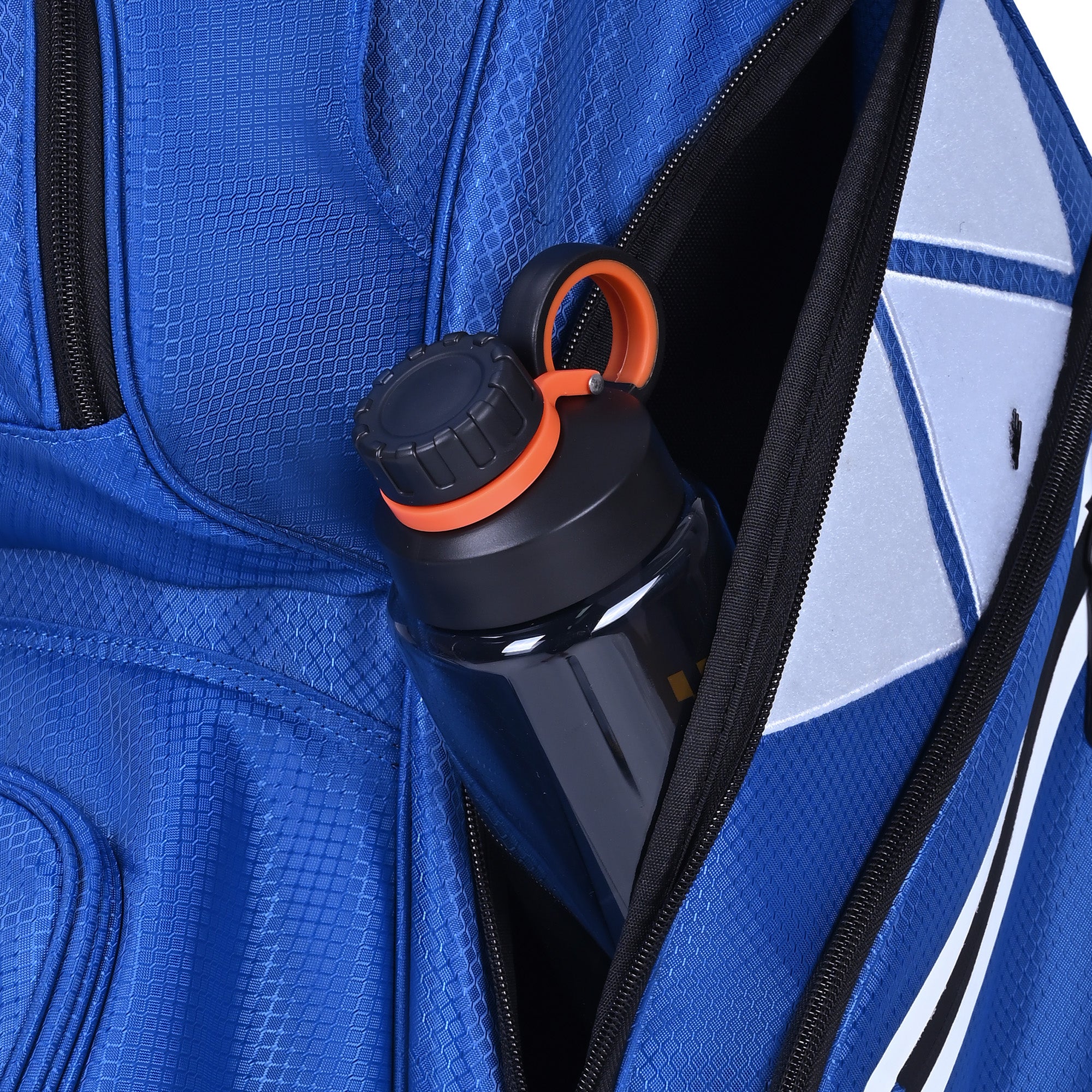 Quiet and Anti-collision 15 Way Golf Cart Bag-Blue