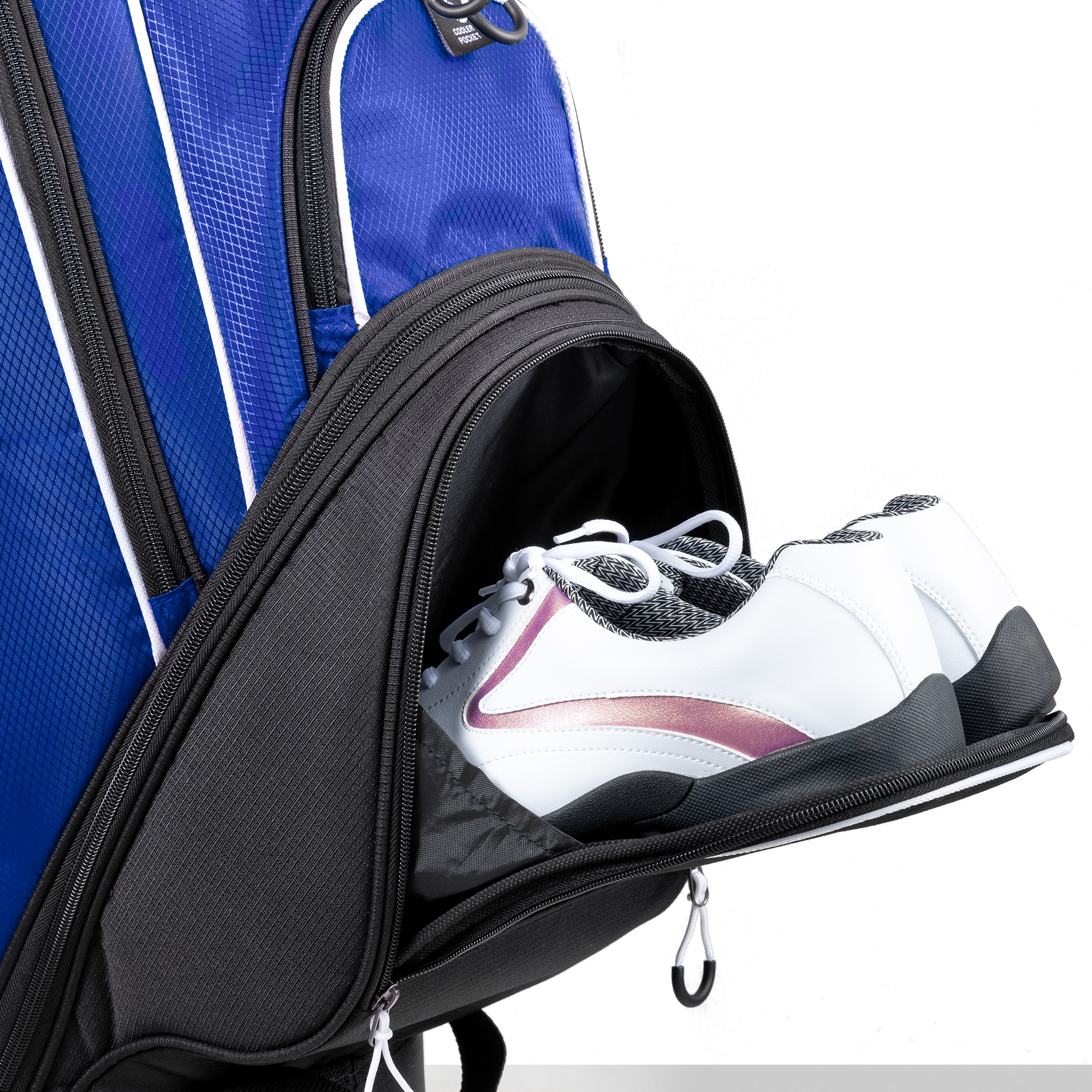 uniHimal S&T-LOCK 14 Way Golf Cart Bag Pro Blue