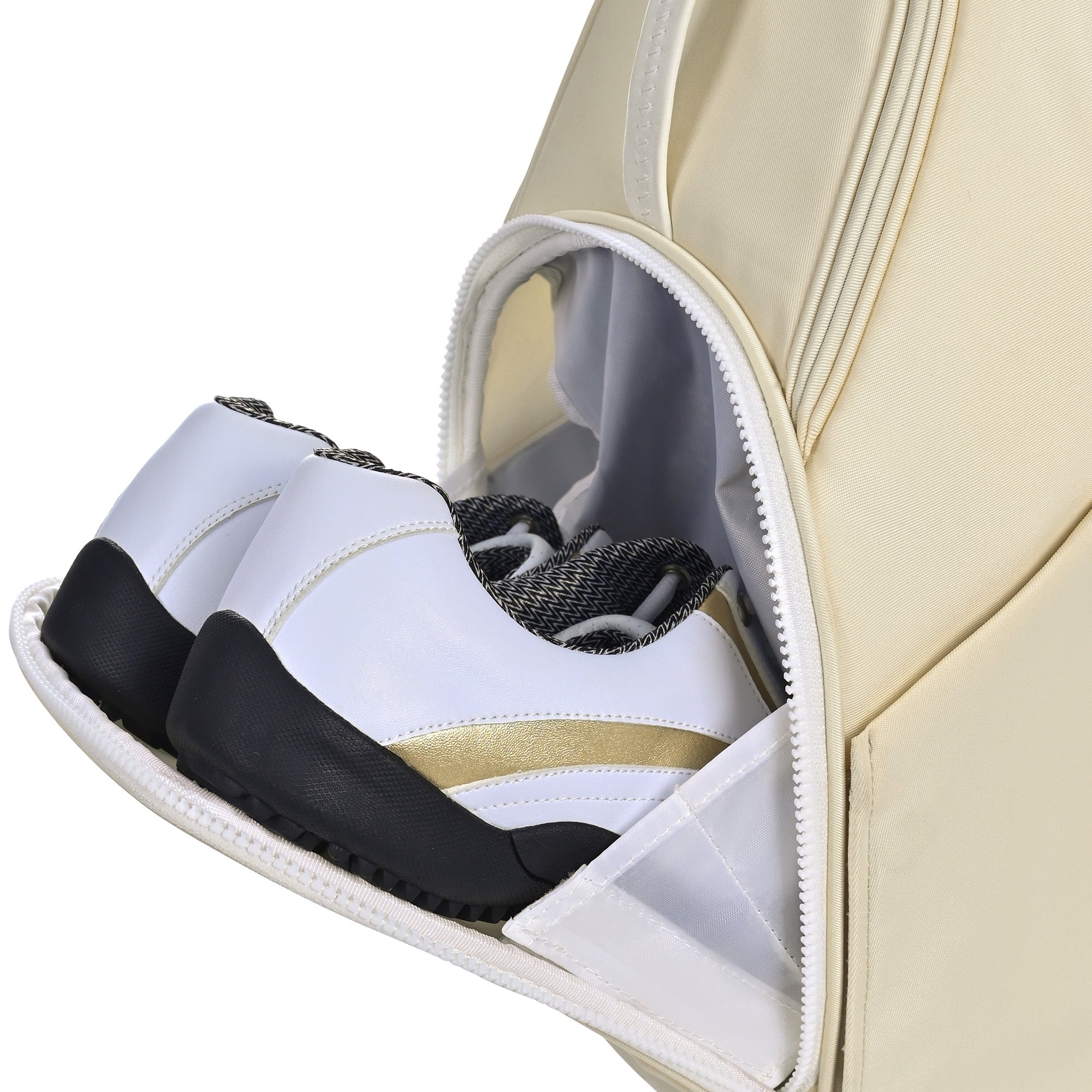 Quiet and Anti-collision 15 Way Golf Cart Bag-Beige