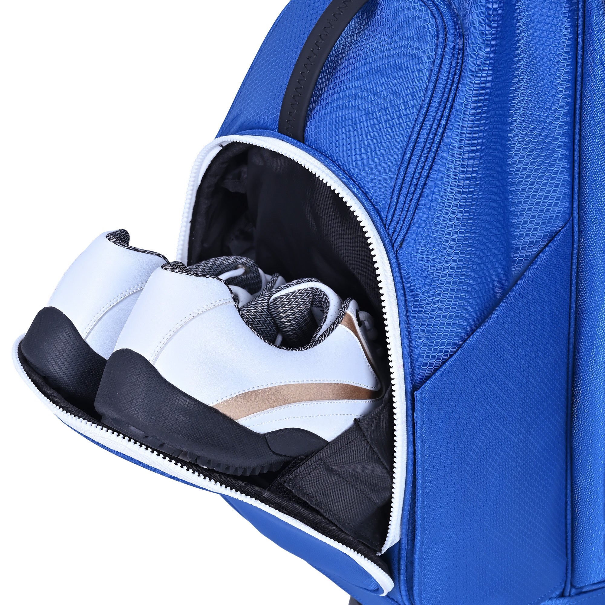 Quiet and Anti-collision 15 Way Golf Cart Bag-Blue