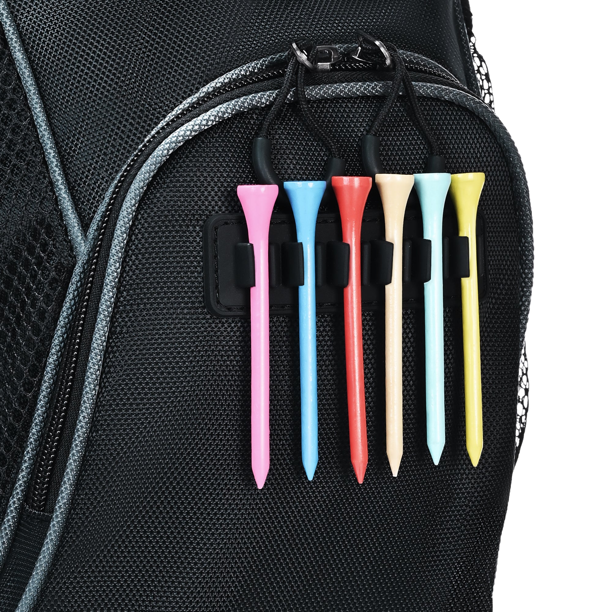 Silent 001 Quiet & Anti-Collision 14 Way Organizer Dividers Golf Cart Bag-Black