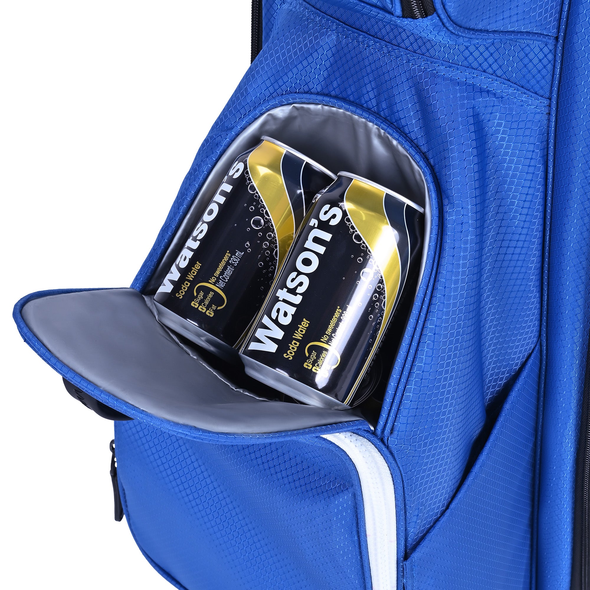 Quiet and Anti-collision 15 Way Golf Cart Bag-Blue