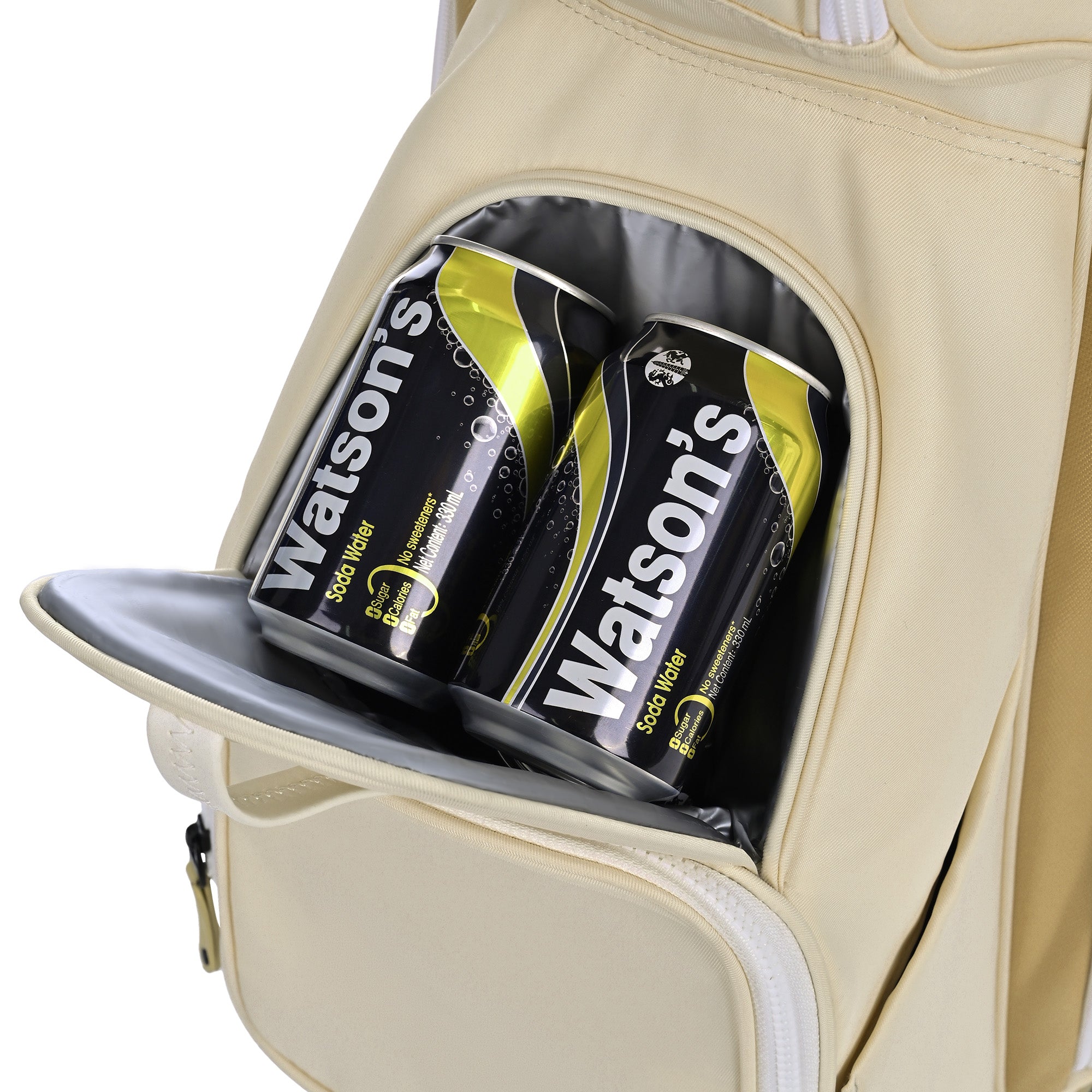Quiet and Anti-collision 15 Way Golf Cart Bag-Beige