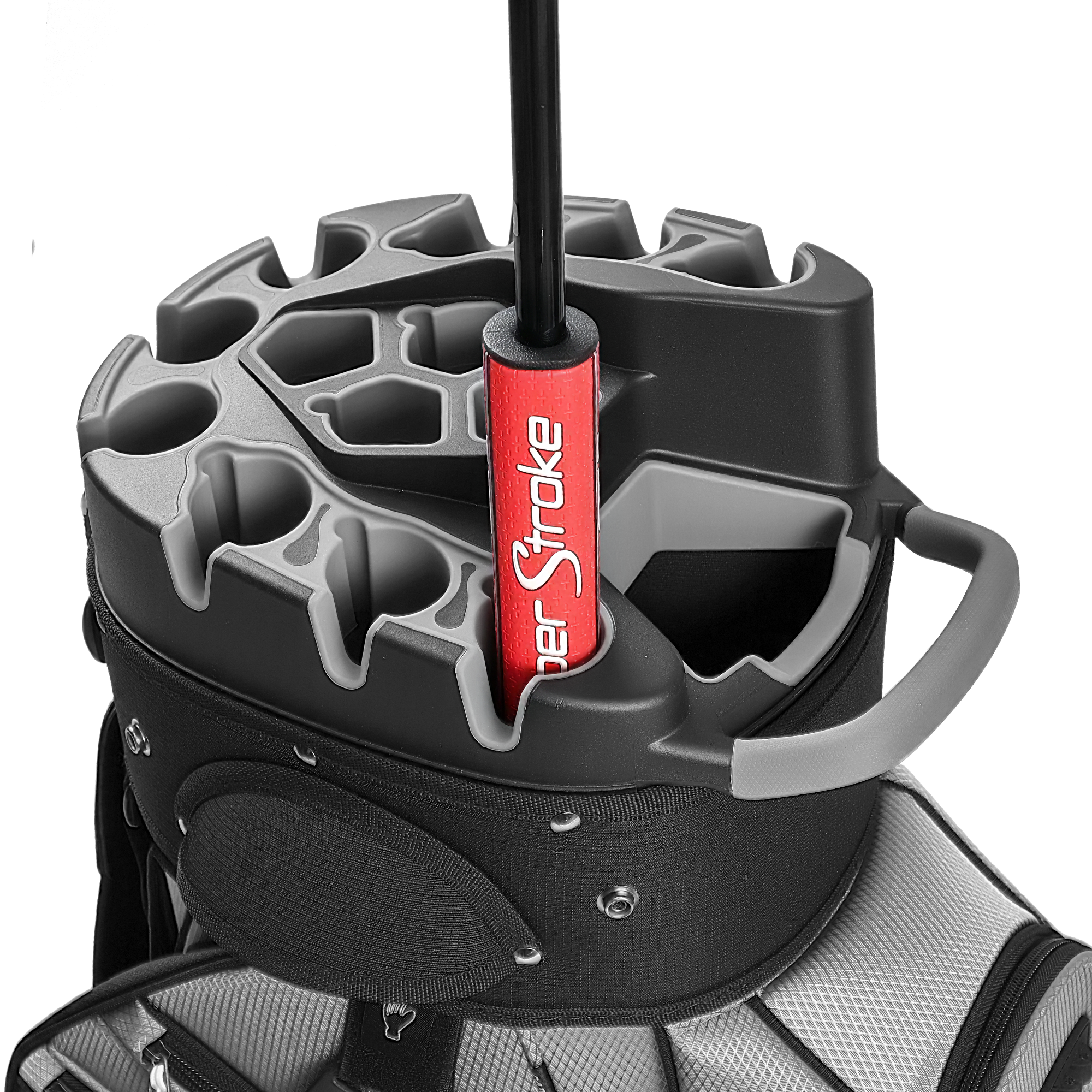 uniHimal S&T-LOCK 14 Way Golf Cart Bag Pro Grey