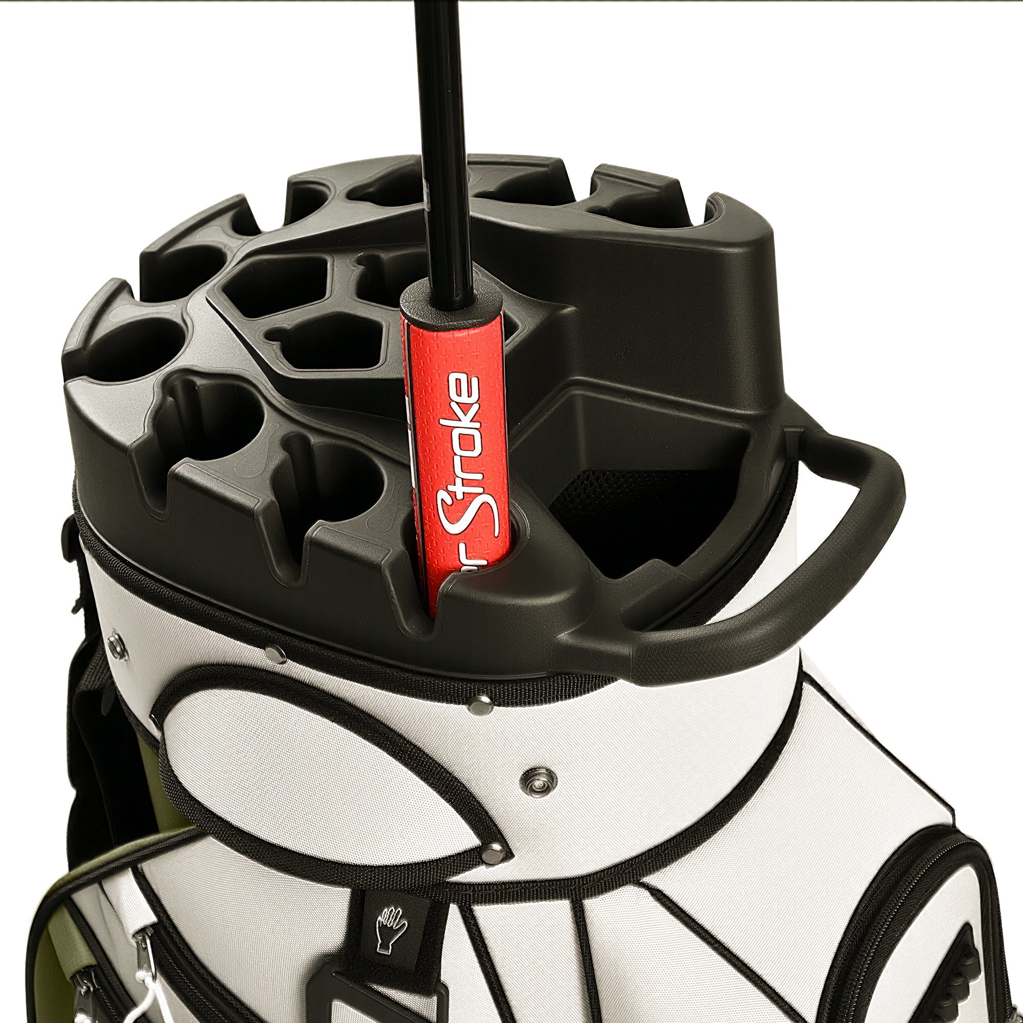 uniHimal S&T-LOCK 14-Way Golf Cart Bag Pro-Gray Green