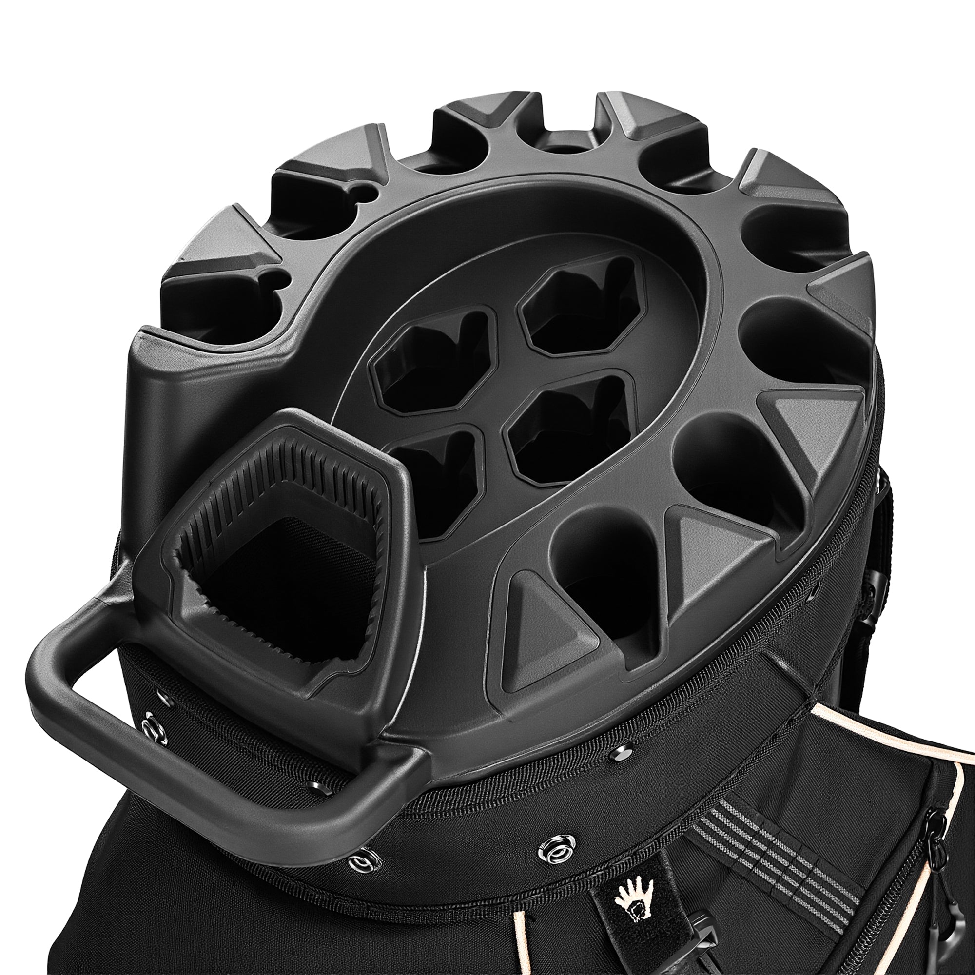 uniHimal Silence 003 Quiet Soundless 14-Way Golf Cart Bag Fits Oversized Grips / Black