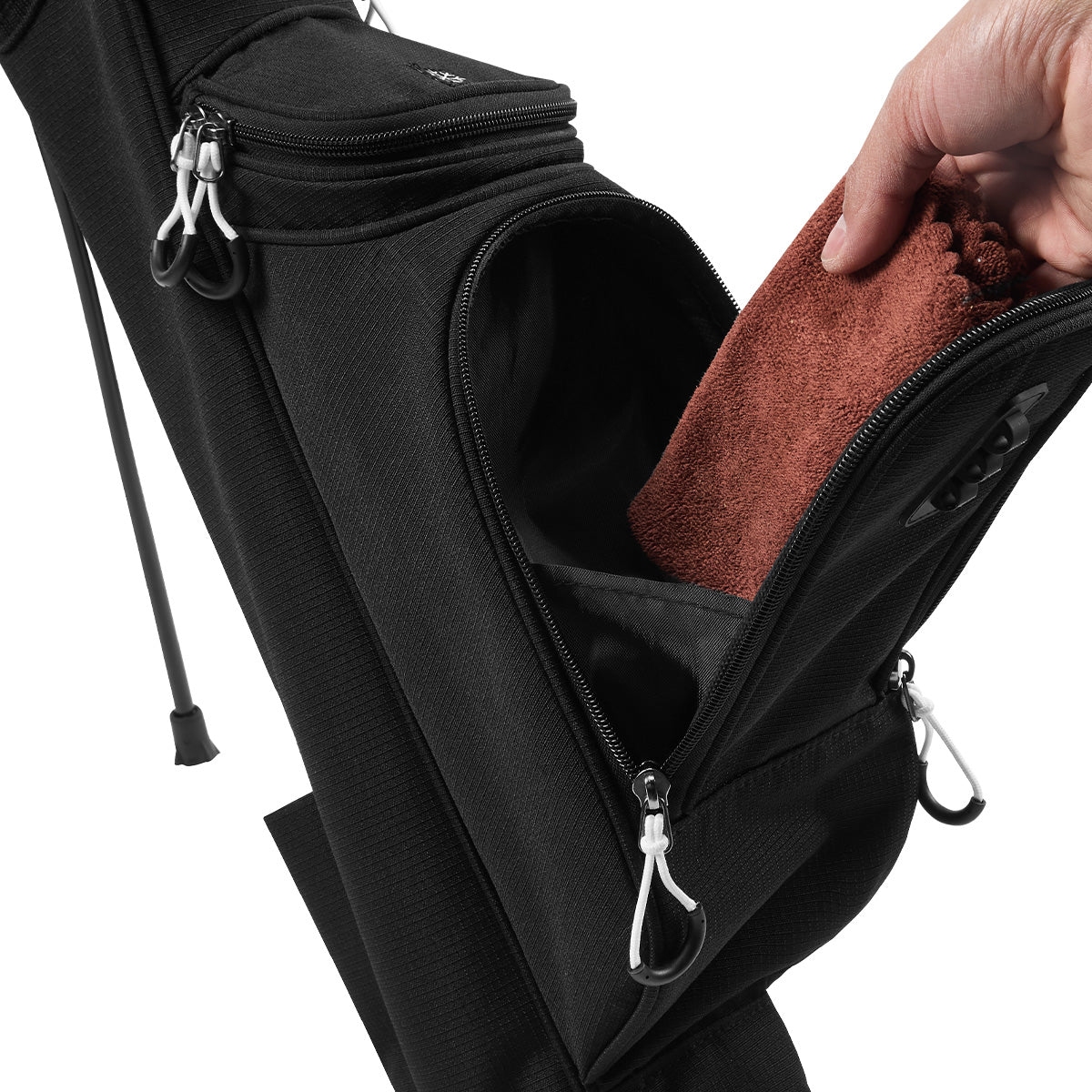 Durable Golf Lightweight Stand Carry Bag-Ink Black