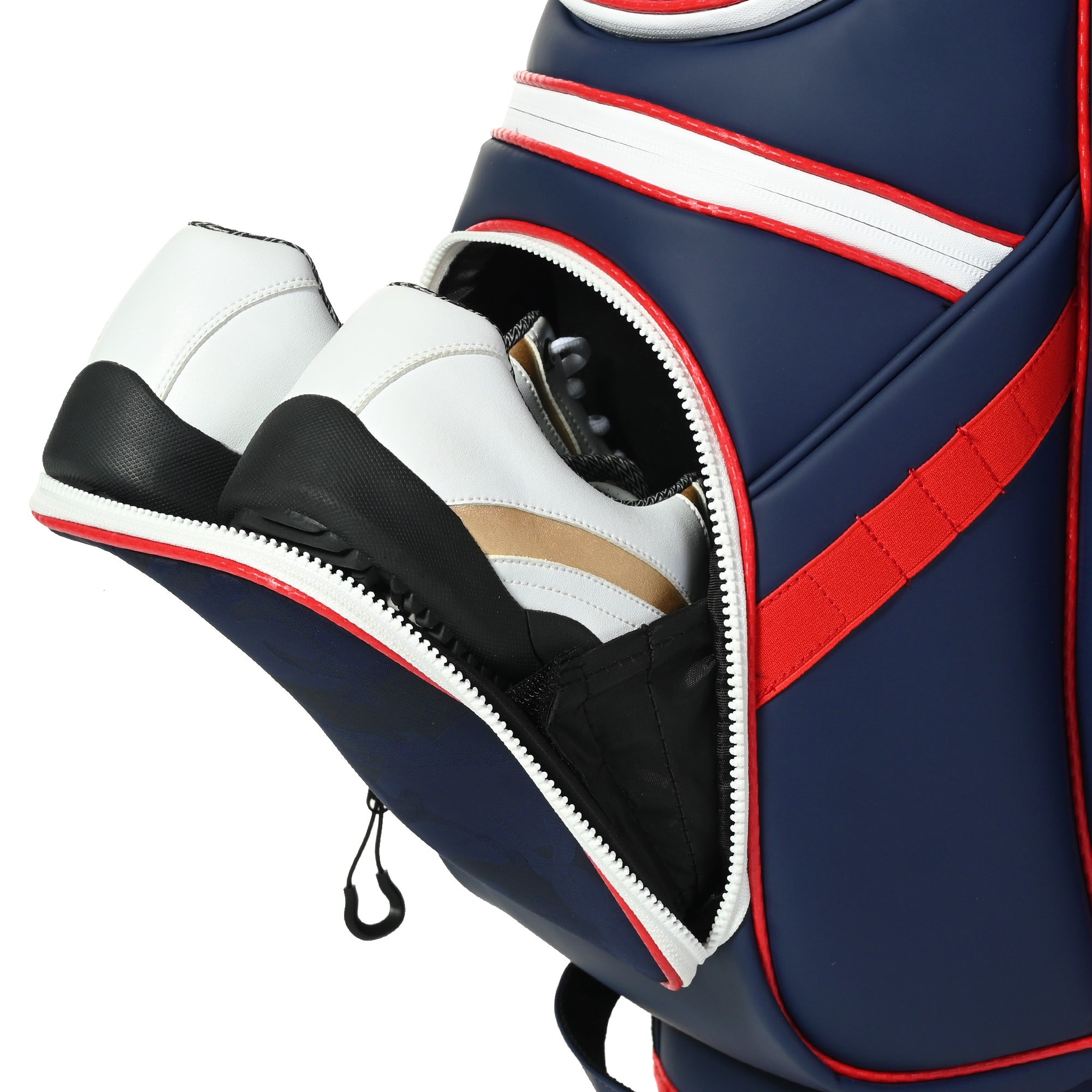 uniHimal 2025 Golf Cart Bag Luxury Synthetic Leather Camo 14 Way Padded Dividers-Blue