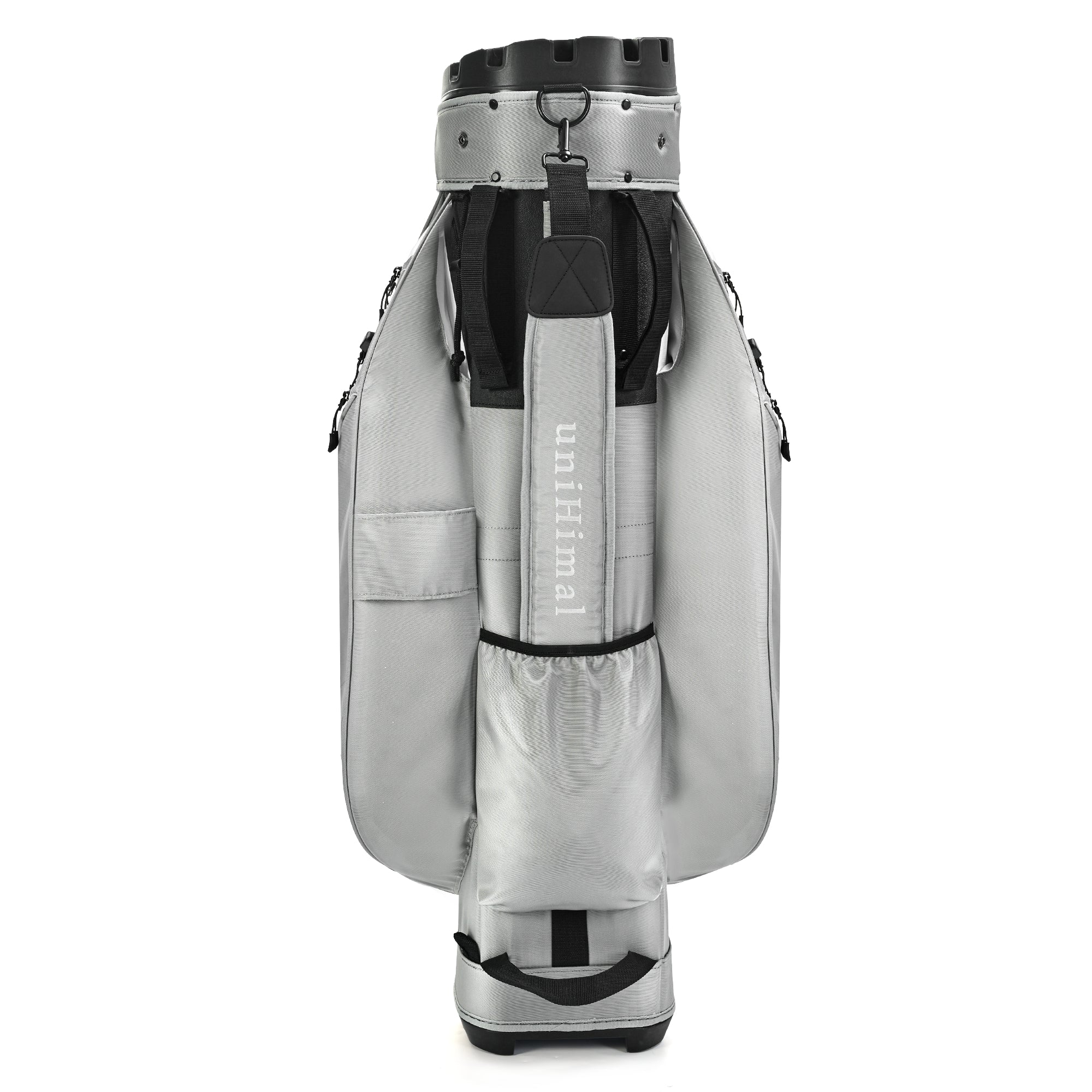 uniHimal Silence 003 Quiet Soundless 14-Way Golf Cart Bag Fits Oversized Grips Gray / White