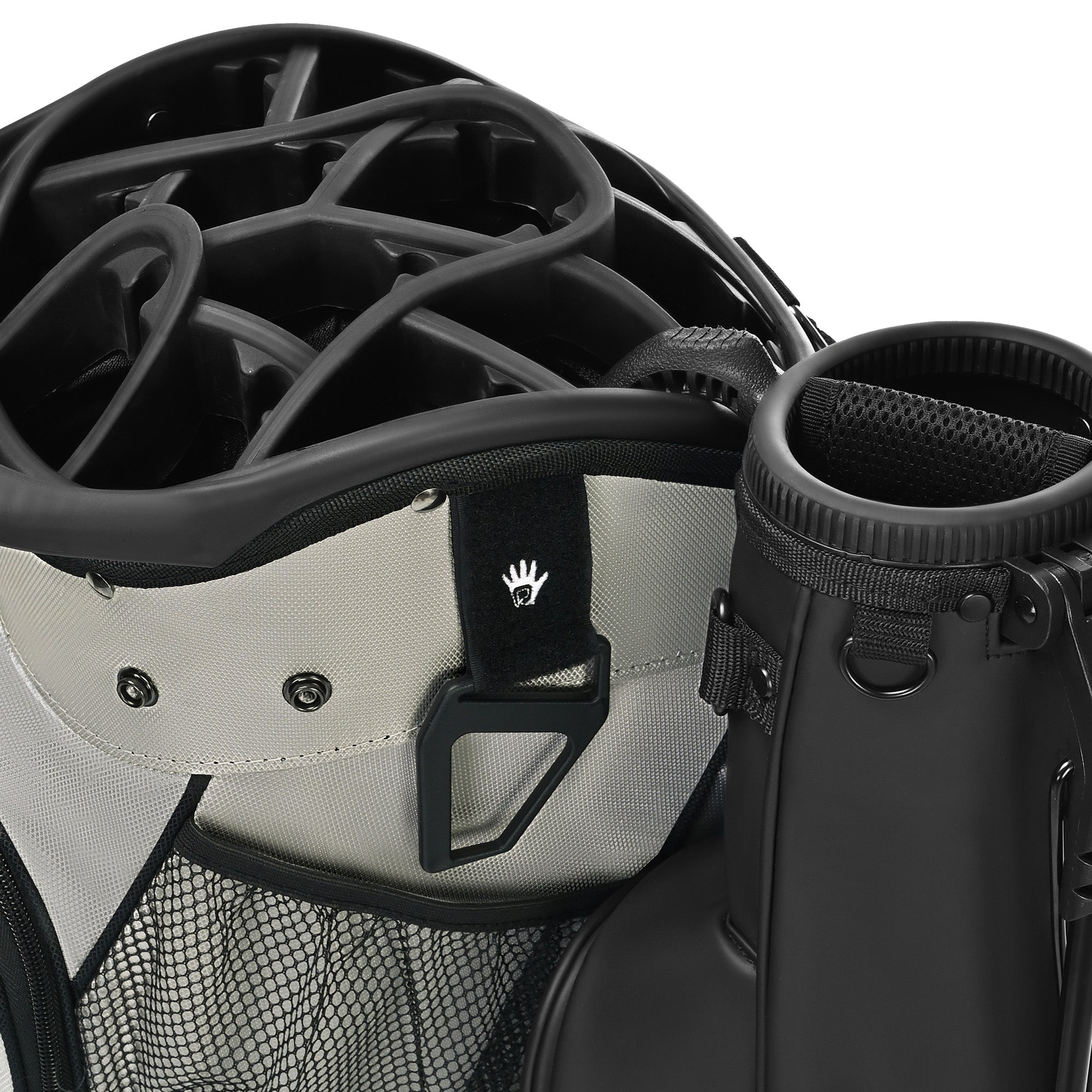 Quiet and Anti-collision 14 Way Golf Cart Bag-Gray
