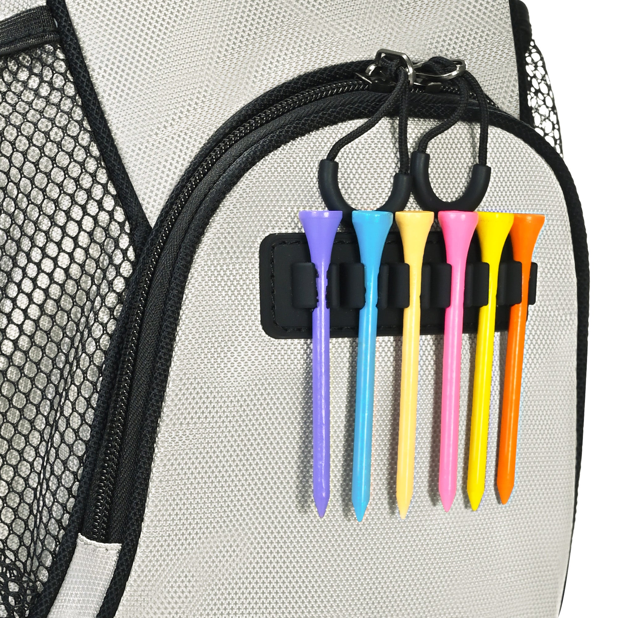 Quiet and Anti-collision 14 Way Golf Cart Bag-Gray