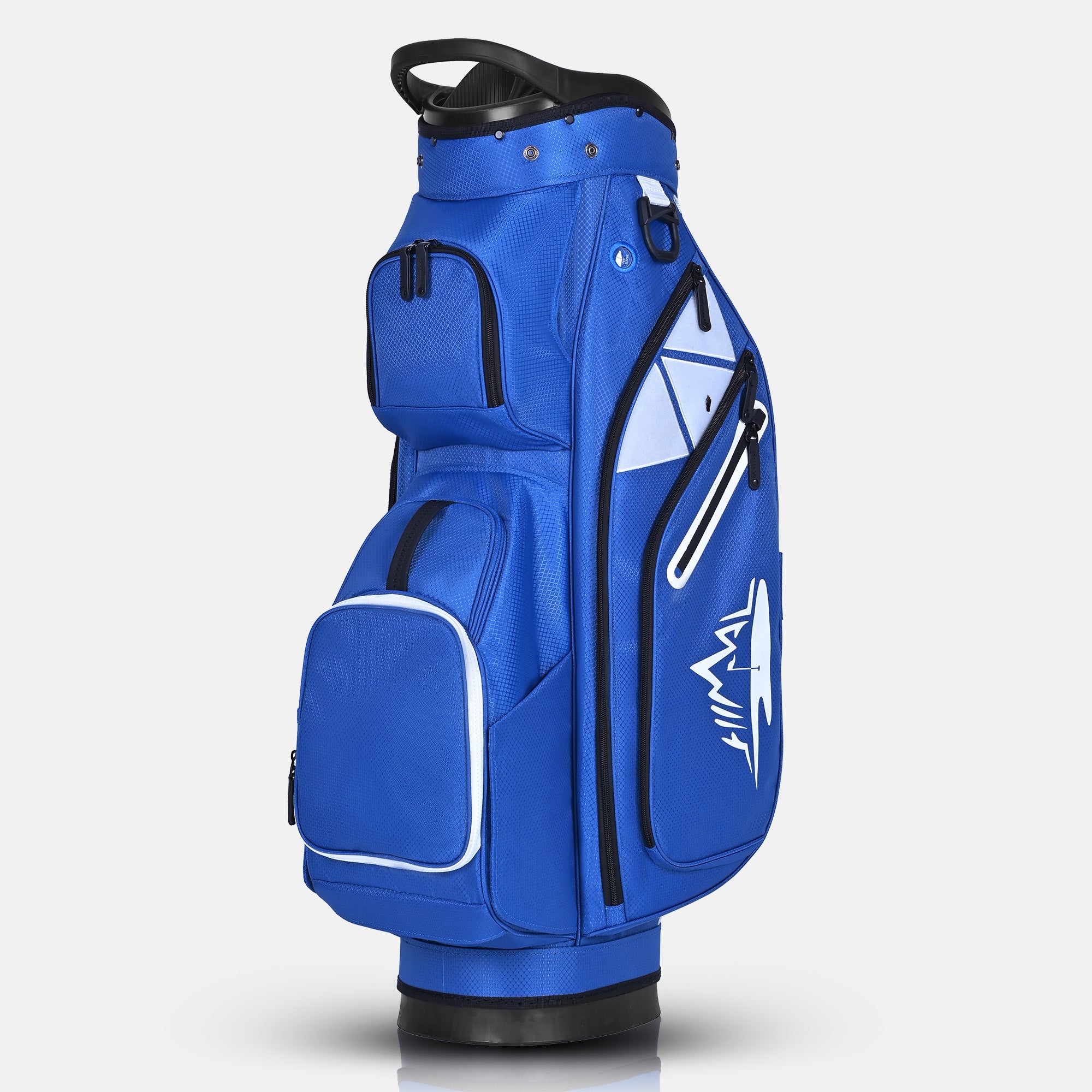 Quiet and Anti-collision 15 Way Golf Cart Bag-Blue