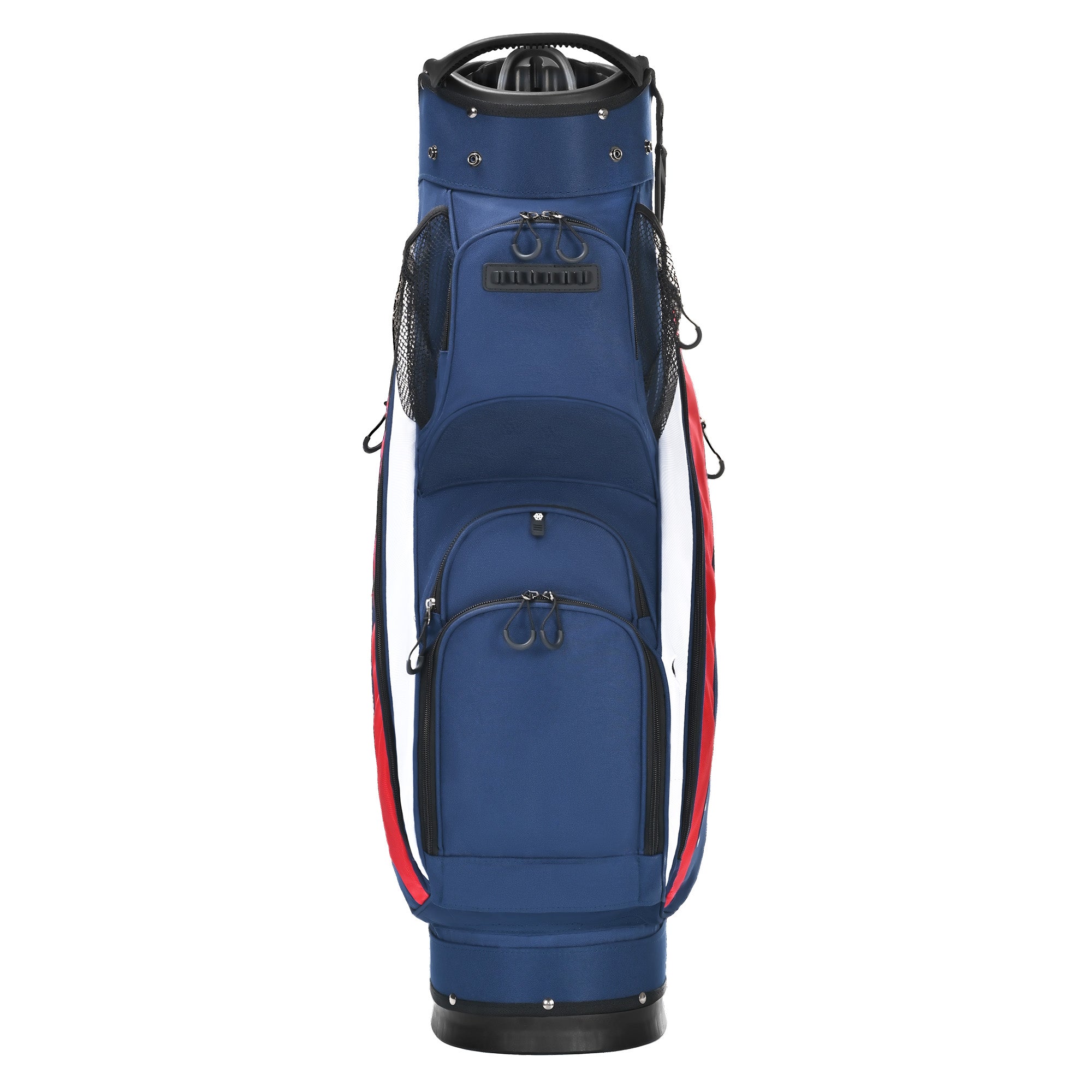 Quiet and Anti-collision 14 Way Golf Cart Bag-Blue Red