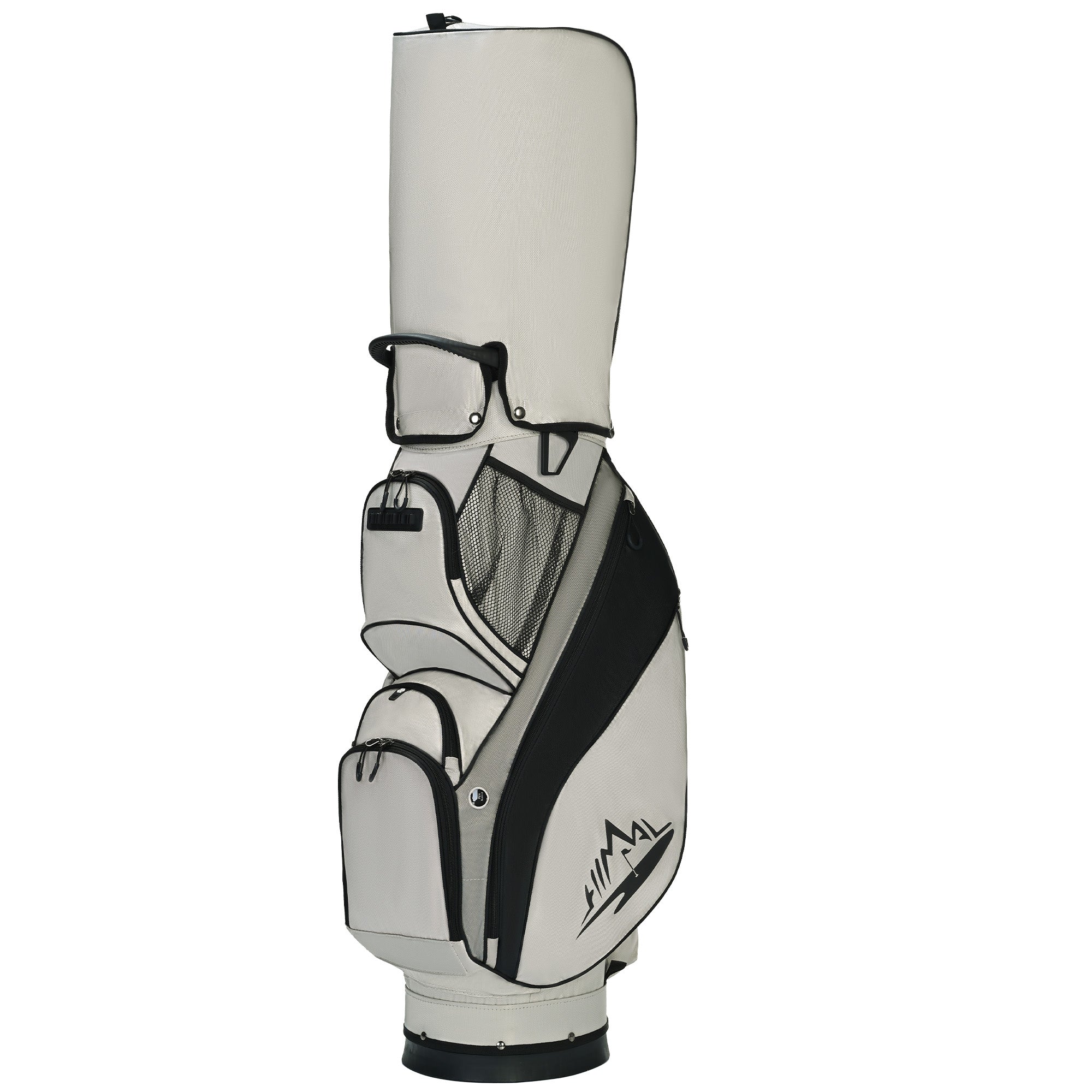 Quiet and Anti-collision 14 Way Golf Cart Bag-Gray