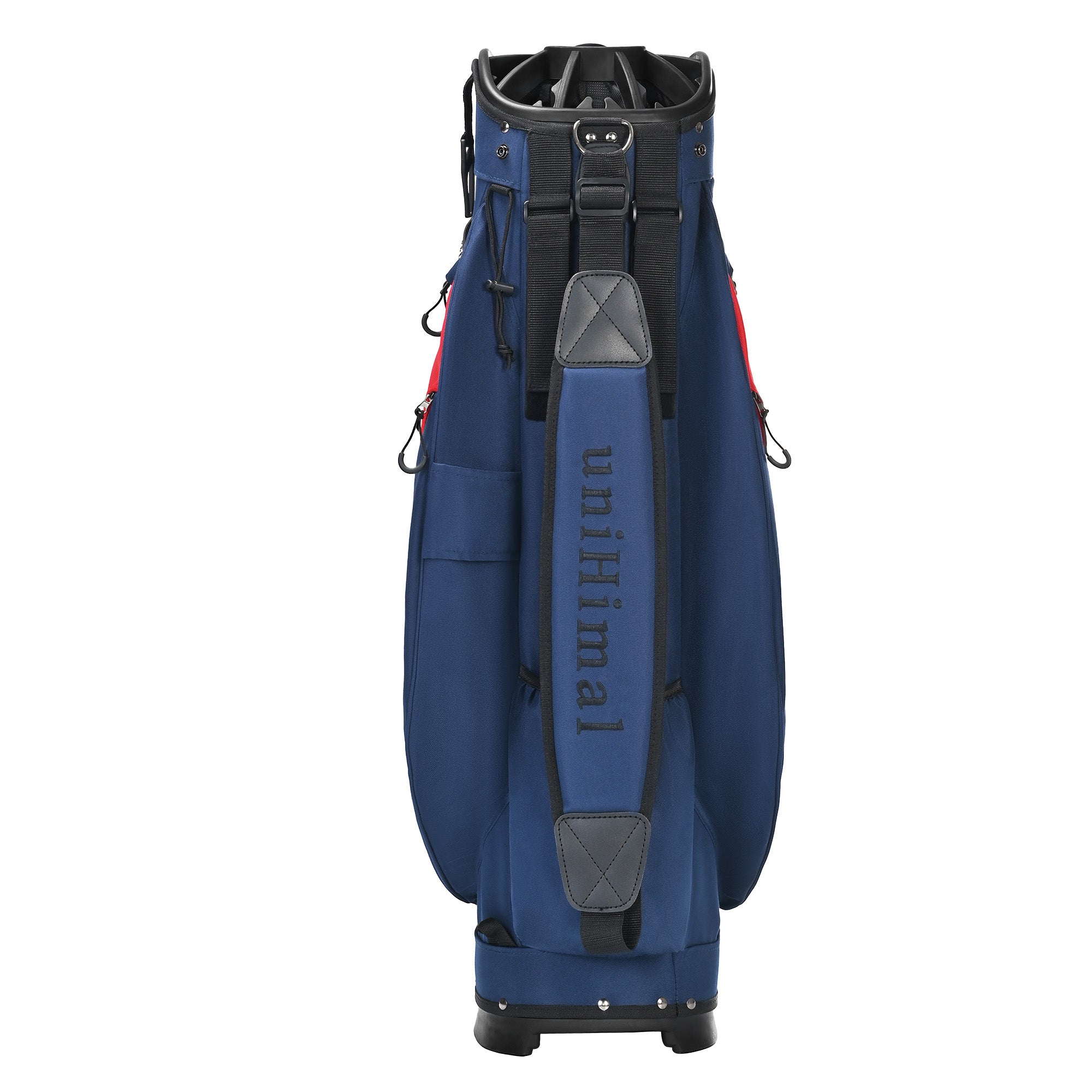 Quiet and Anti-collision 14 Way Golf Cart Bag-Blue Red