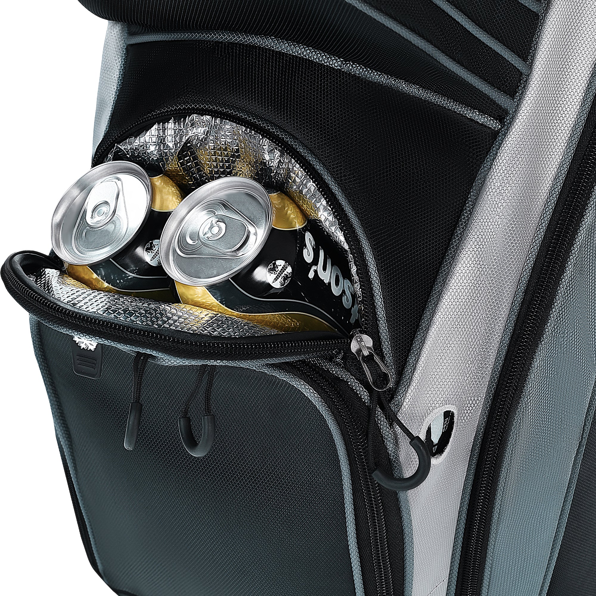 Quiet and Anti-collision 14 Way Golf Cart Bag-Black