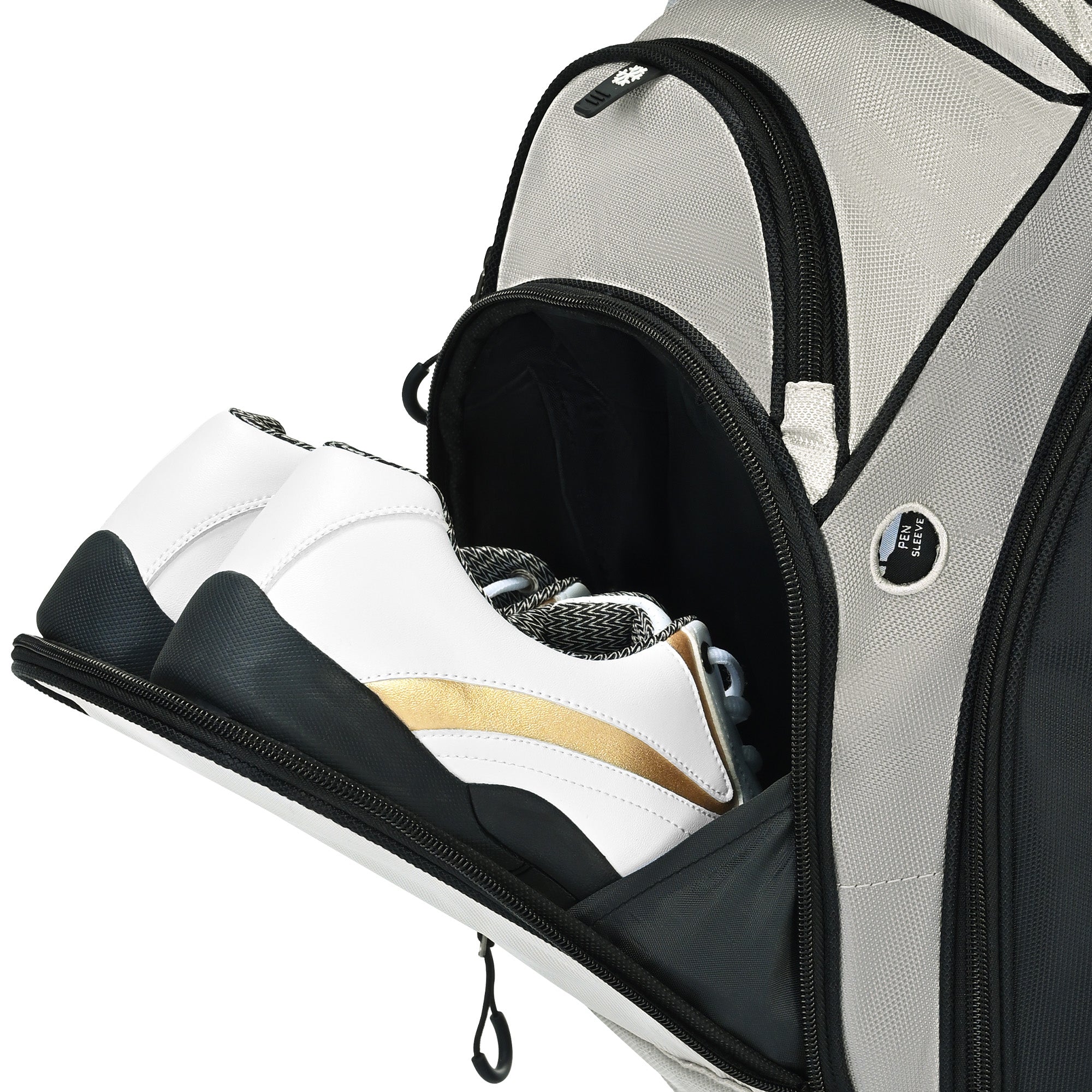 Quiet and Anti-collision 14 Way Golf Cart Bag-Gray