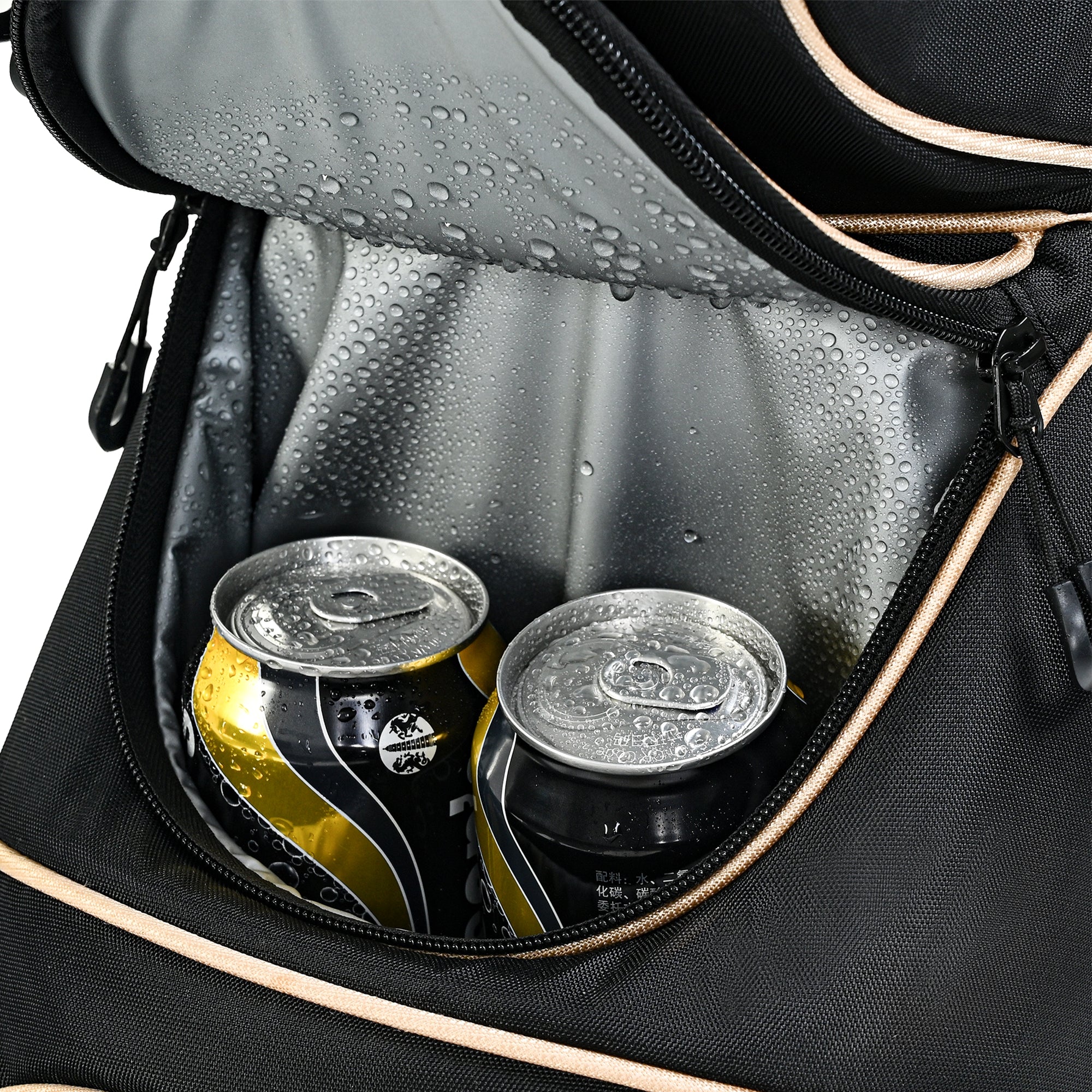 uniHimal Silence 003 Quiet Soundless 14-Way Golf Cart Bag Fits Oversized Grips / Black