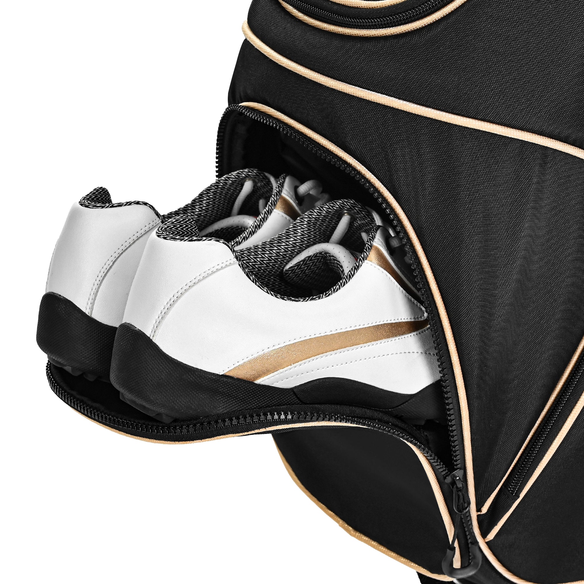 uniHimal Silence 003 Quiet Soundless 14-Way Golf Cart Bag Fits Oversized Grips / Black