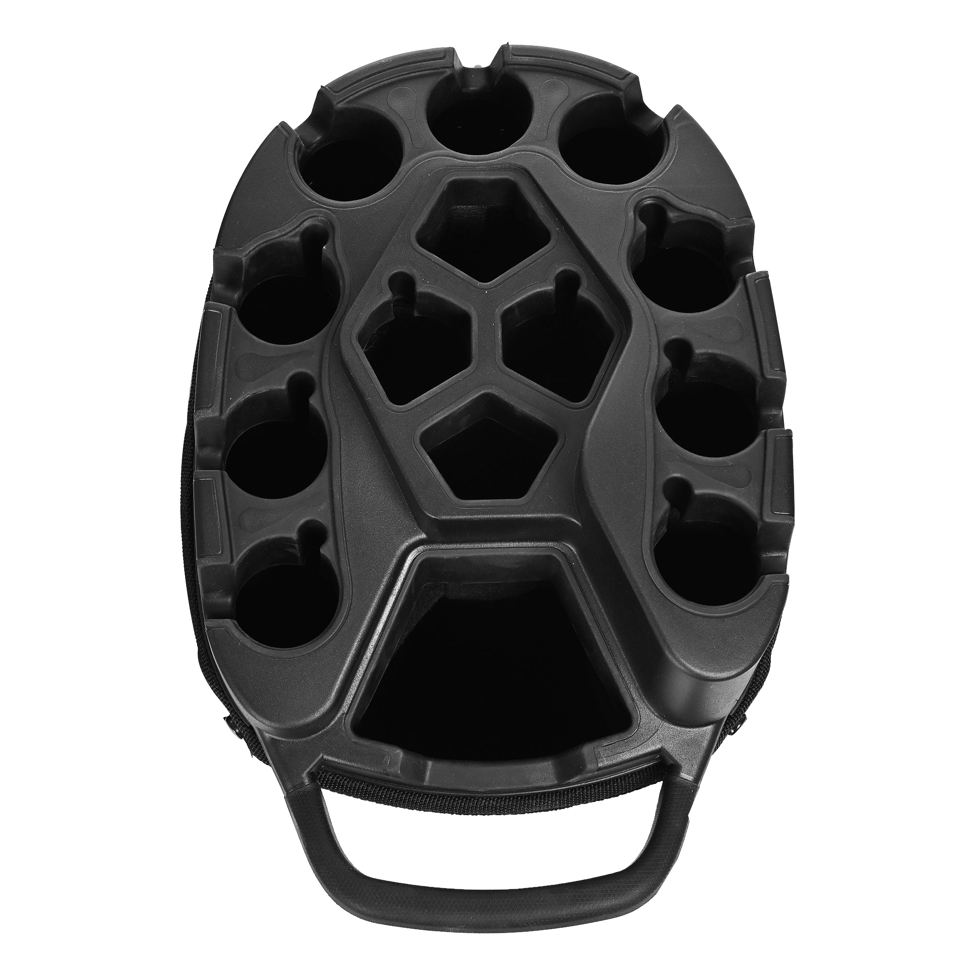 uniHimal T-LOCK 004 Luxury 15 Way Full Length Dividers Golf Quiet Synthetic Leather Cart Bag-Black White