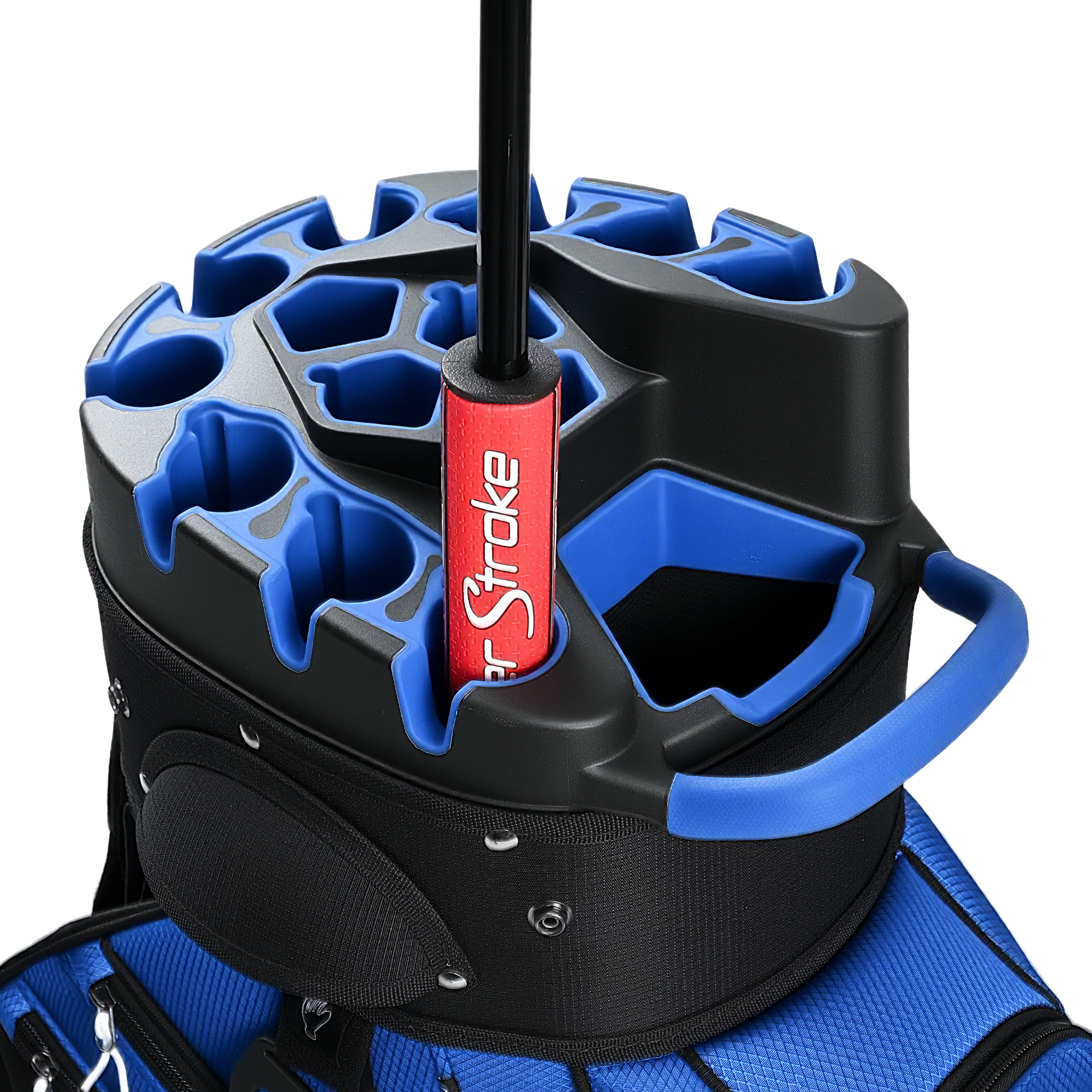 uniHimal S&T-LOCK 14 Way Golf Cart Bag Pro Blue